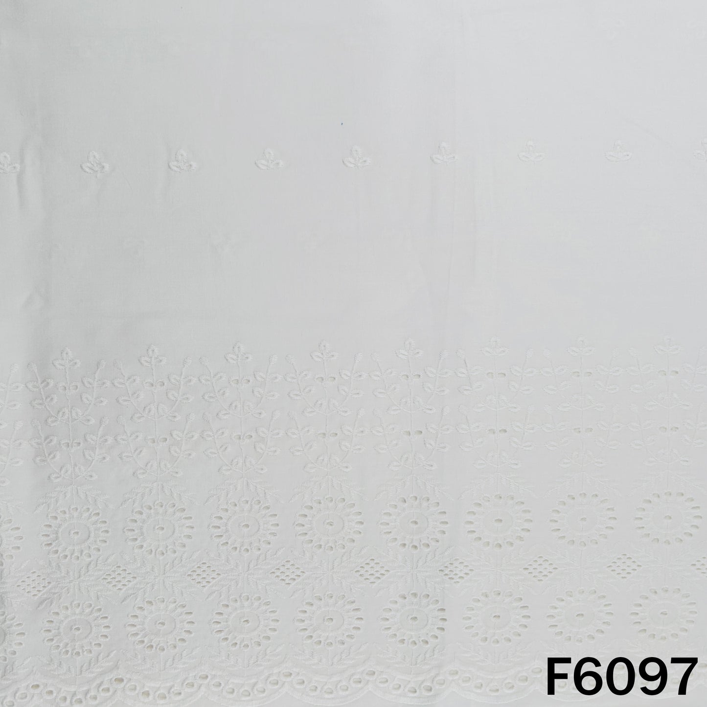 Chikankari Cotton Fabric - F6097