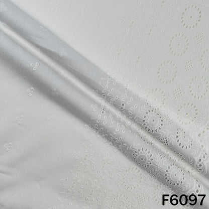 Chikankari Cotton Fabric - F6097
