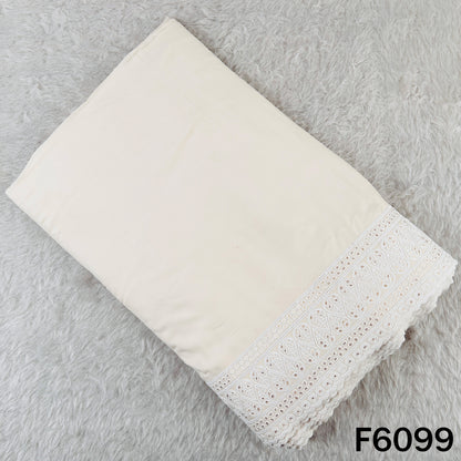 Thread Sequins Embroidered Cotton Fabric - F6099