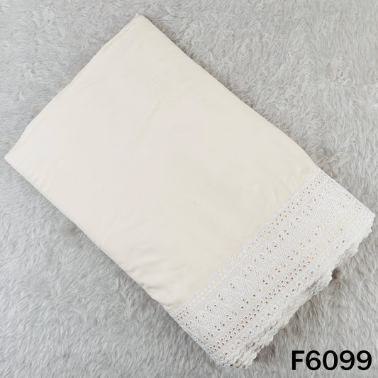 Thread Sequins Embroidered Cotton Fabric - F6099