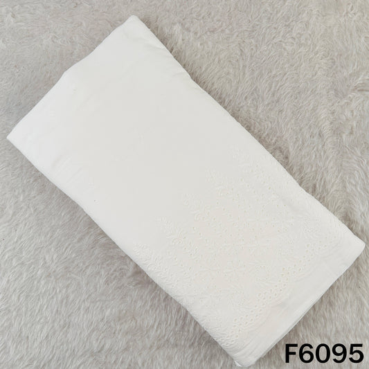 Chikankari Cotton Fabric - F6095