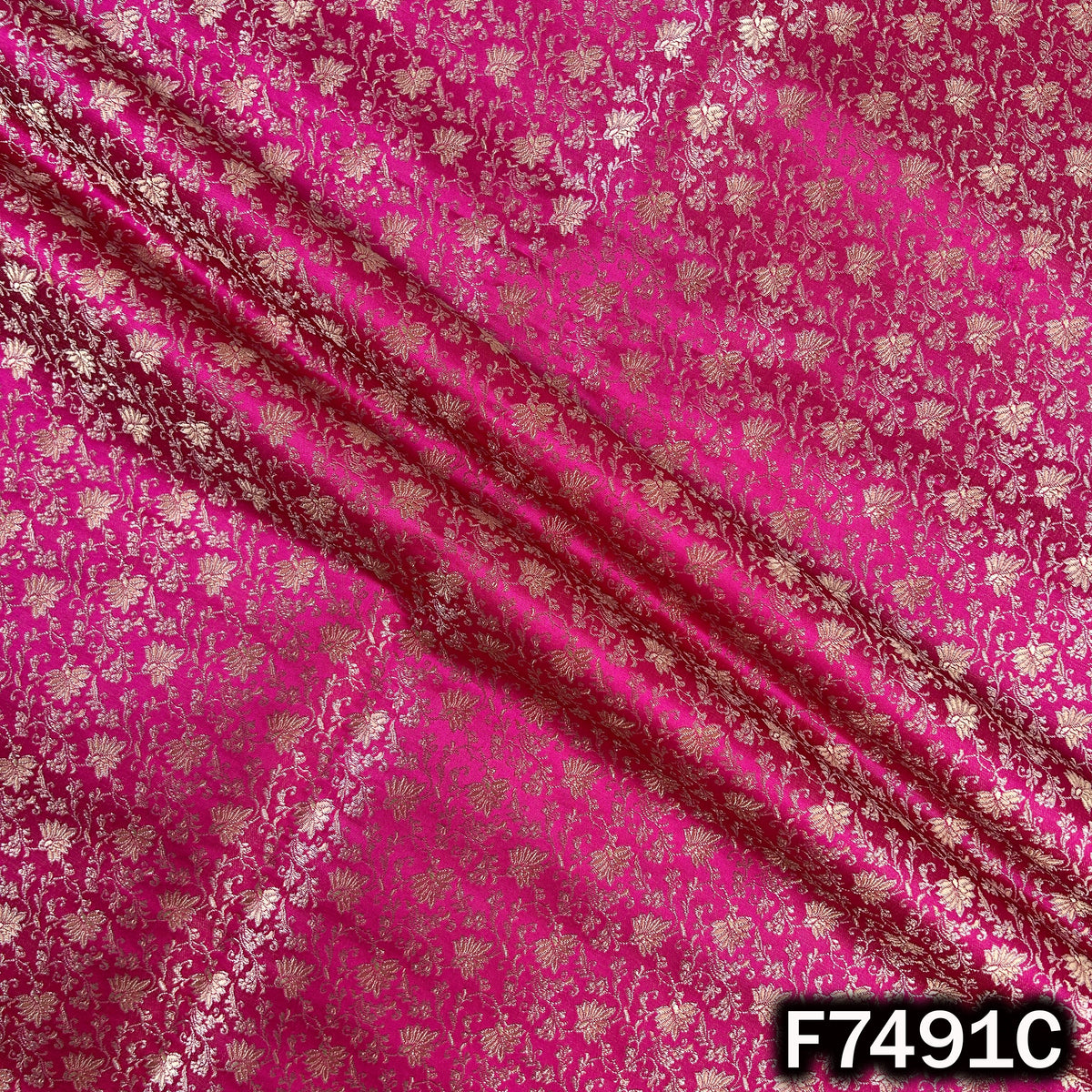 Banarasi Brocade Silk Fabric - F7491
