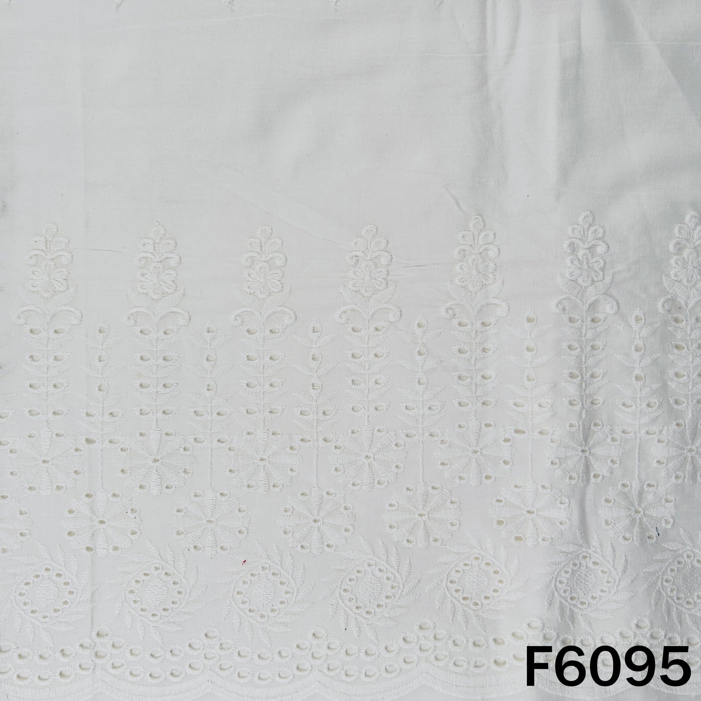 Chikankari Cotton Fabric - F6095