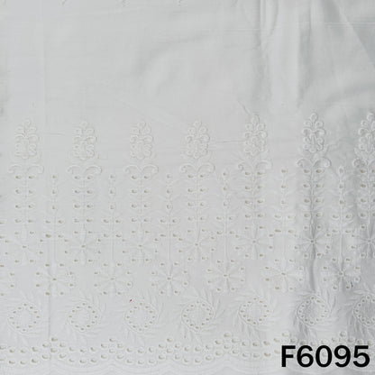 Chikankari Cotton Fabric - F6095
