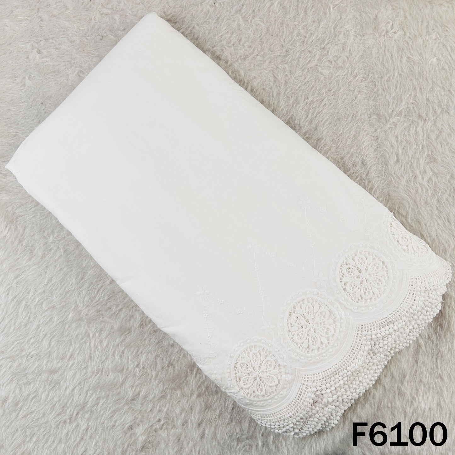 Chikankari Cotton Fabric - F6100