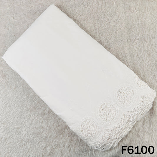 Chikankari Cotton Fabric - F6100