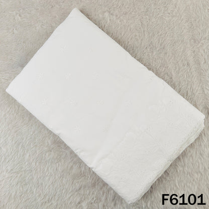Chikankari Cotton Fabric - F6101