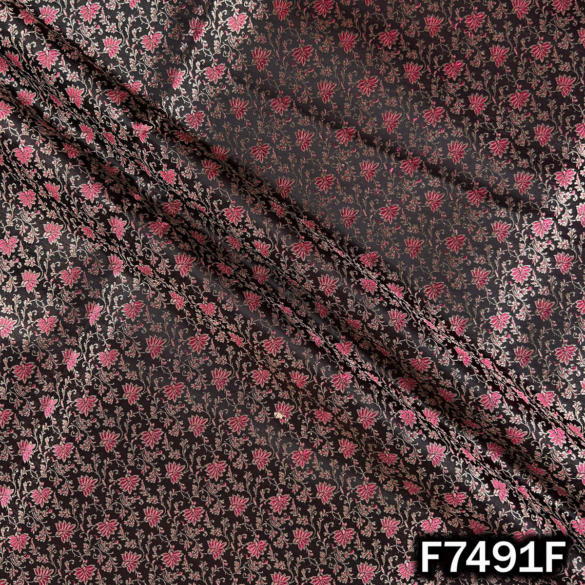Banarasi Brocade Silk Fabric - F7491