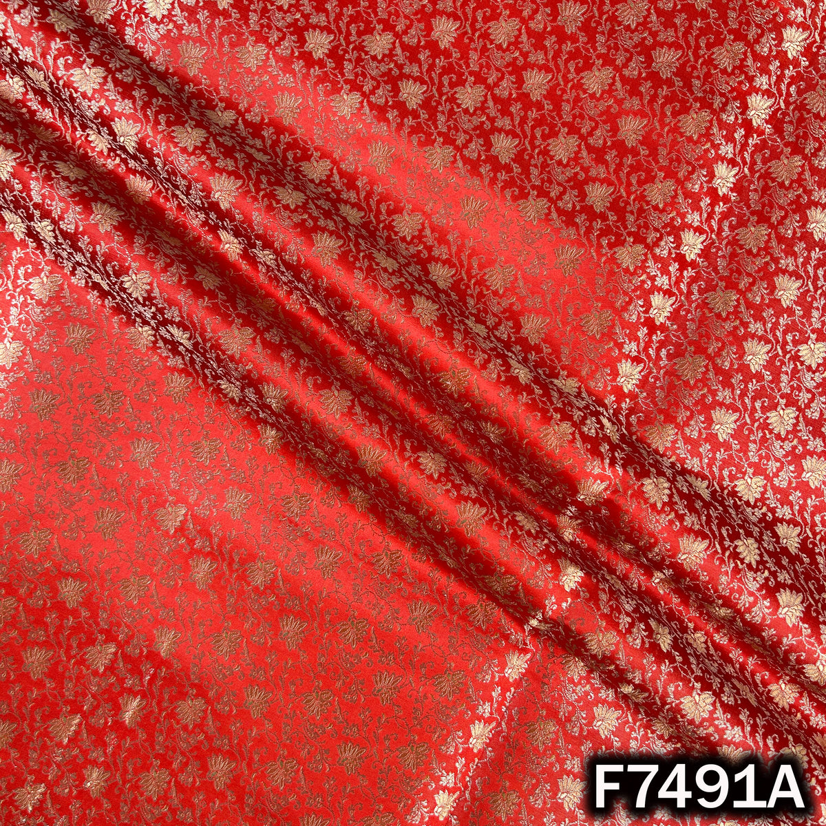 Banarasi Brocade Silk Fabric - F7491