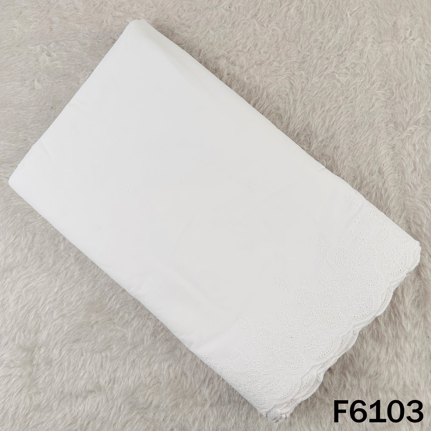 Chikankari Cotton Fabric - F6103