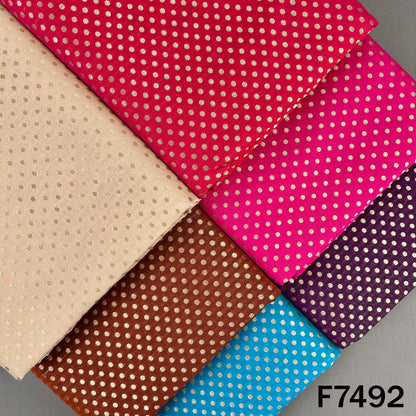 Zari Buti Brocade Fabric - F7492