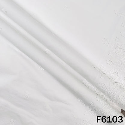 Chikankari Cotton Fabric - F6103