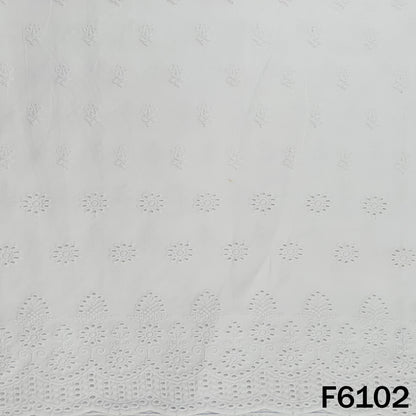 Chikankari Cotton Fabric - F6102