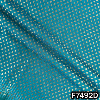 Zari Buti Brocade Fabric - F7492