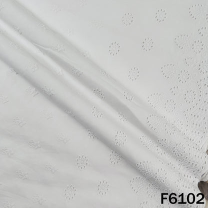 Chikankari Cotton Fabric - F6102