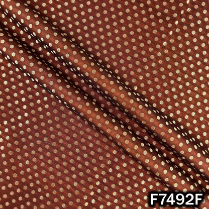 Zari Buti Brocade Fabric - F7492
