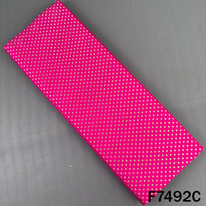 Zari Buti Brocade Fabric - F7492