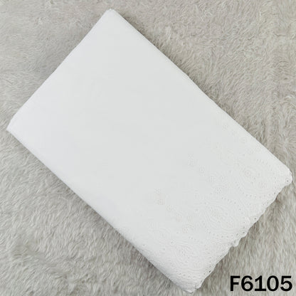 Chikankari Cotton Fabric - F6105