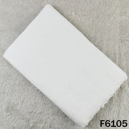 Chikankari Cotton Fabric - F6105