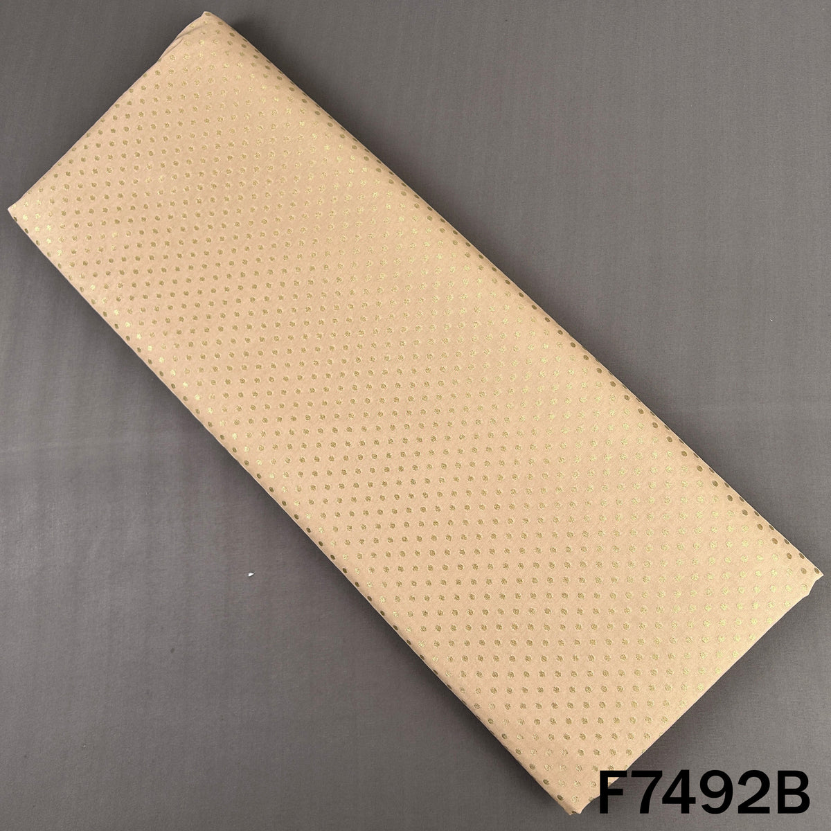 Zari Buti Brocade Fabric - F7492