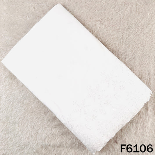 Chikankari Cotton Fabric - F6106