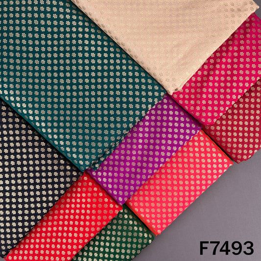 Zari Buti Brocade Fabric - F7493