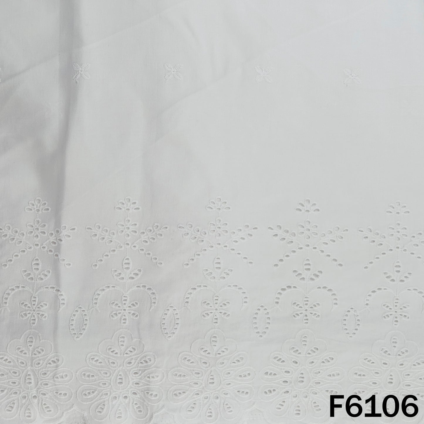 Chikankari Cotton Fabric - F6106
