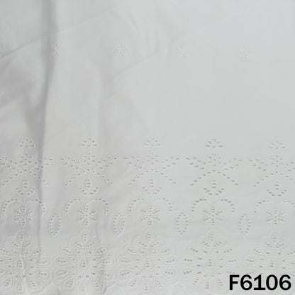Chikankari Cotton Fabric - F6106