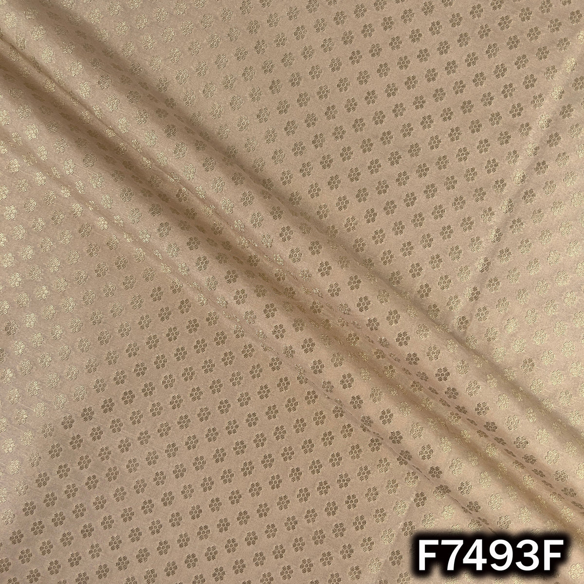 Zari Buti Brocade Fabric - F7493