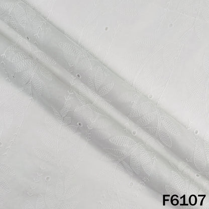 Chikankari Cotton Fabric - F6107