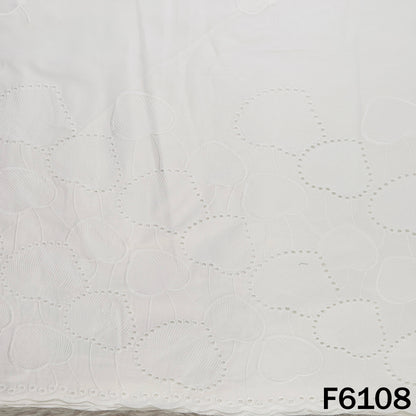 Chikankari Cotton Fabric - F6108