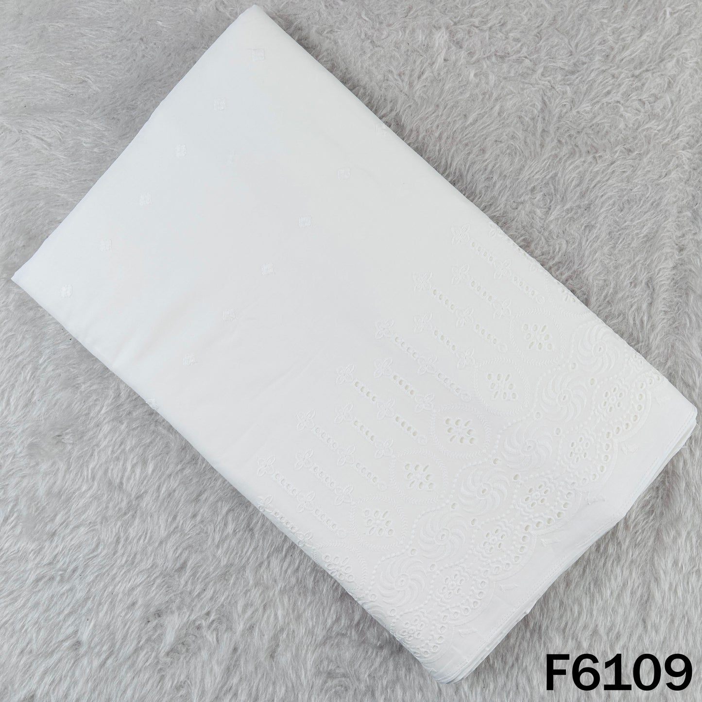 Chikankari Cotton Fabric - F6109