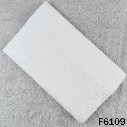Chikankari Cotton Fabric - F6109
