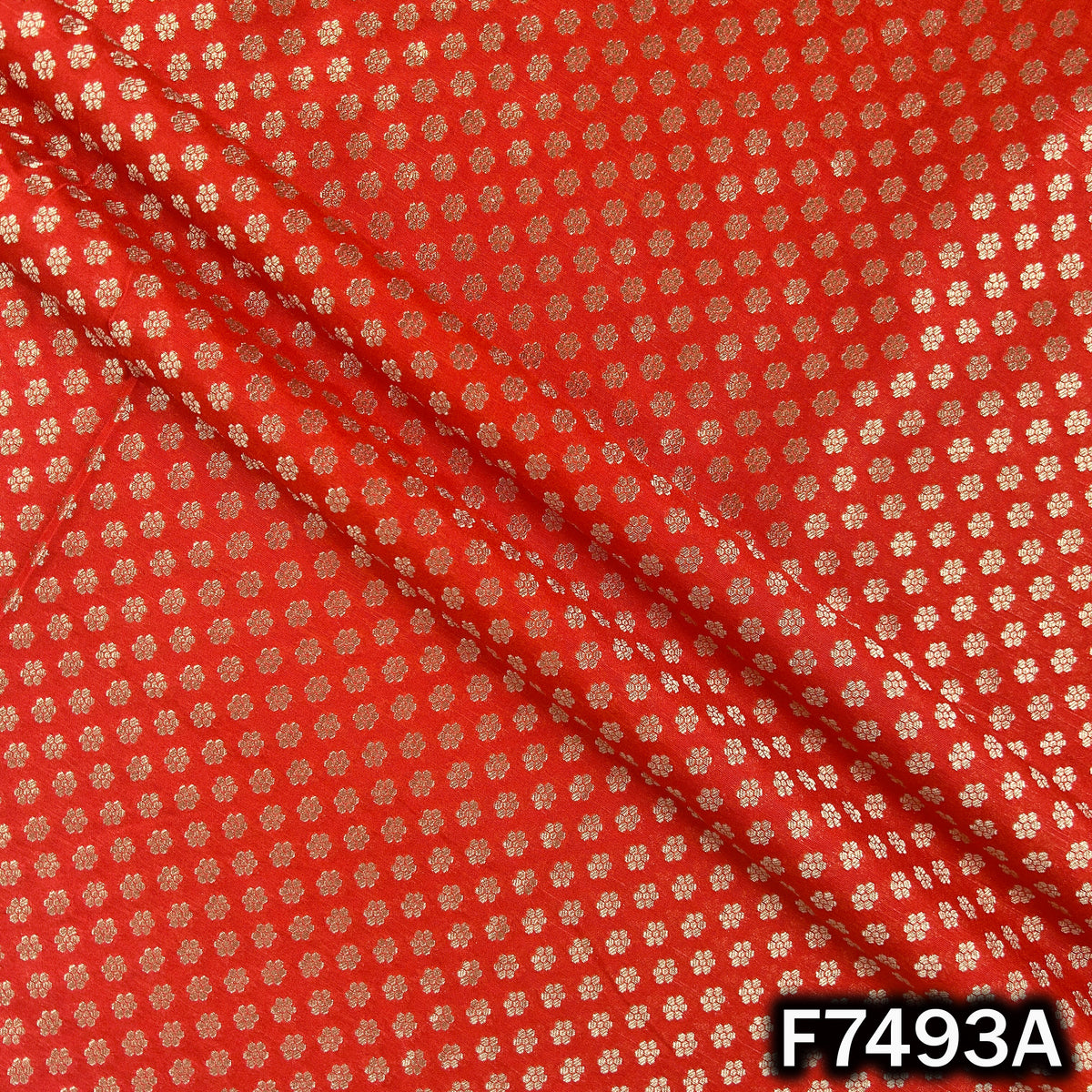 Zari Buti Brocade Fabric - F7493