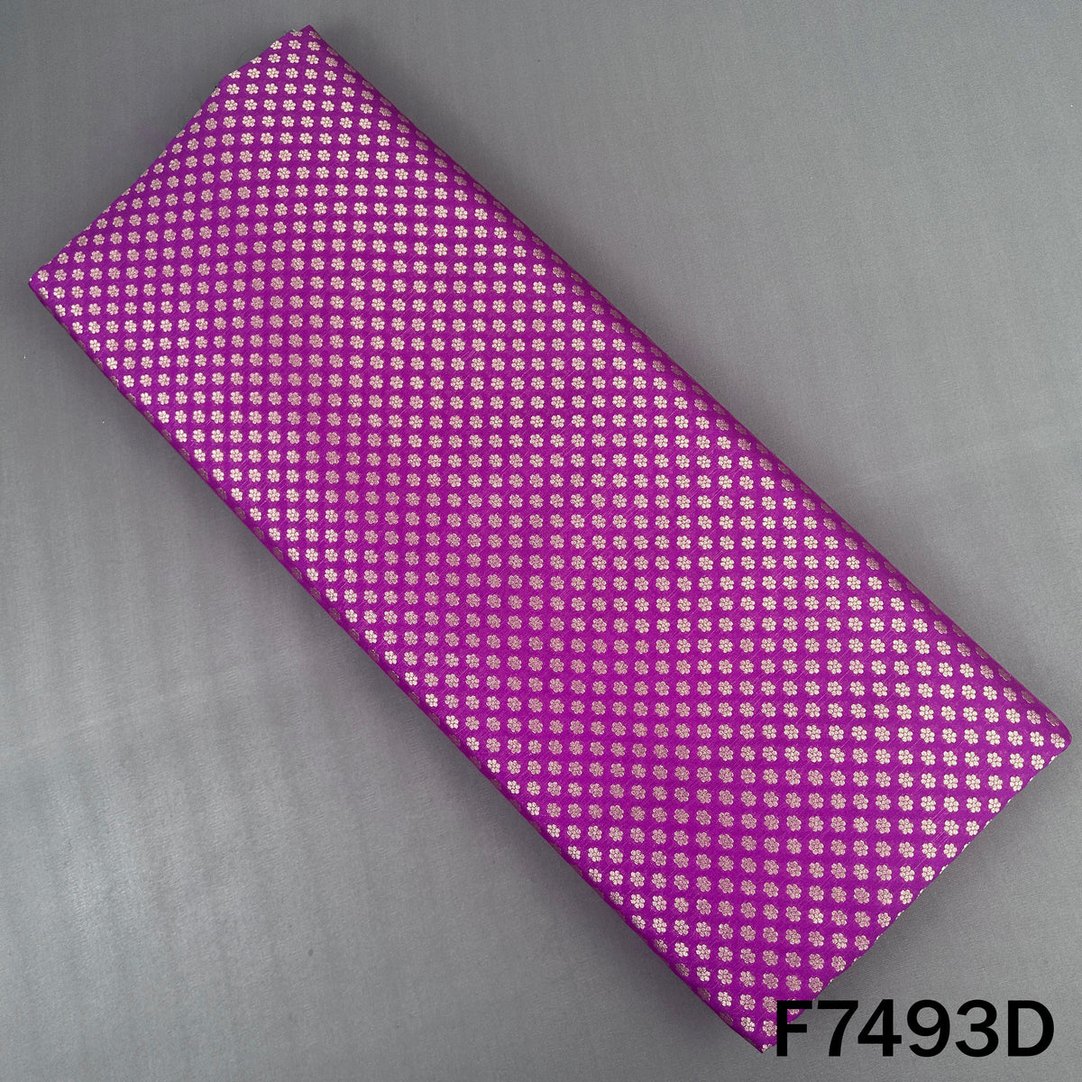 Zari Buti Brocade Fabric - F7493
