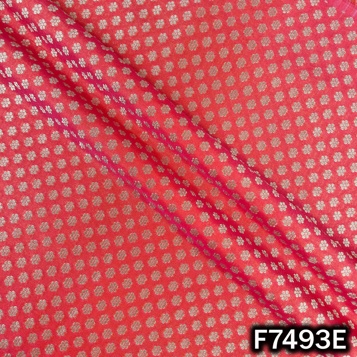 Zari Buti Brocade Fabric - F7493