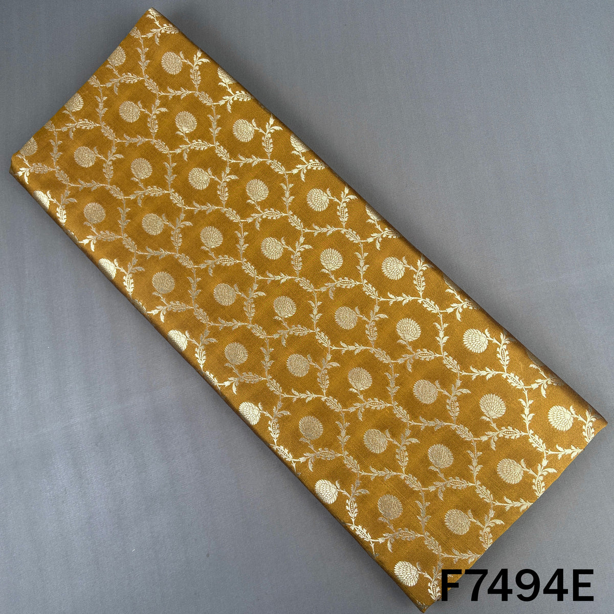 Banarasi Brocade Silk Fabric - F7494