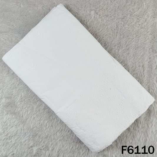 Chikankari Cotton Fabric - F6110