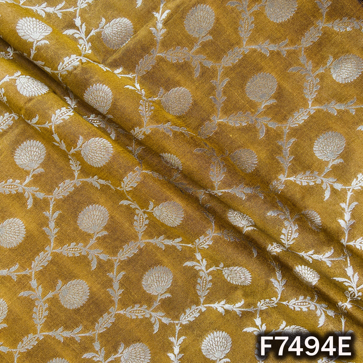 Banarasi Brocade Silk Fabric - F7494
