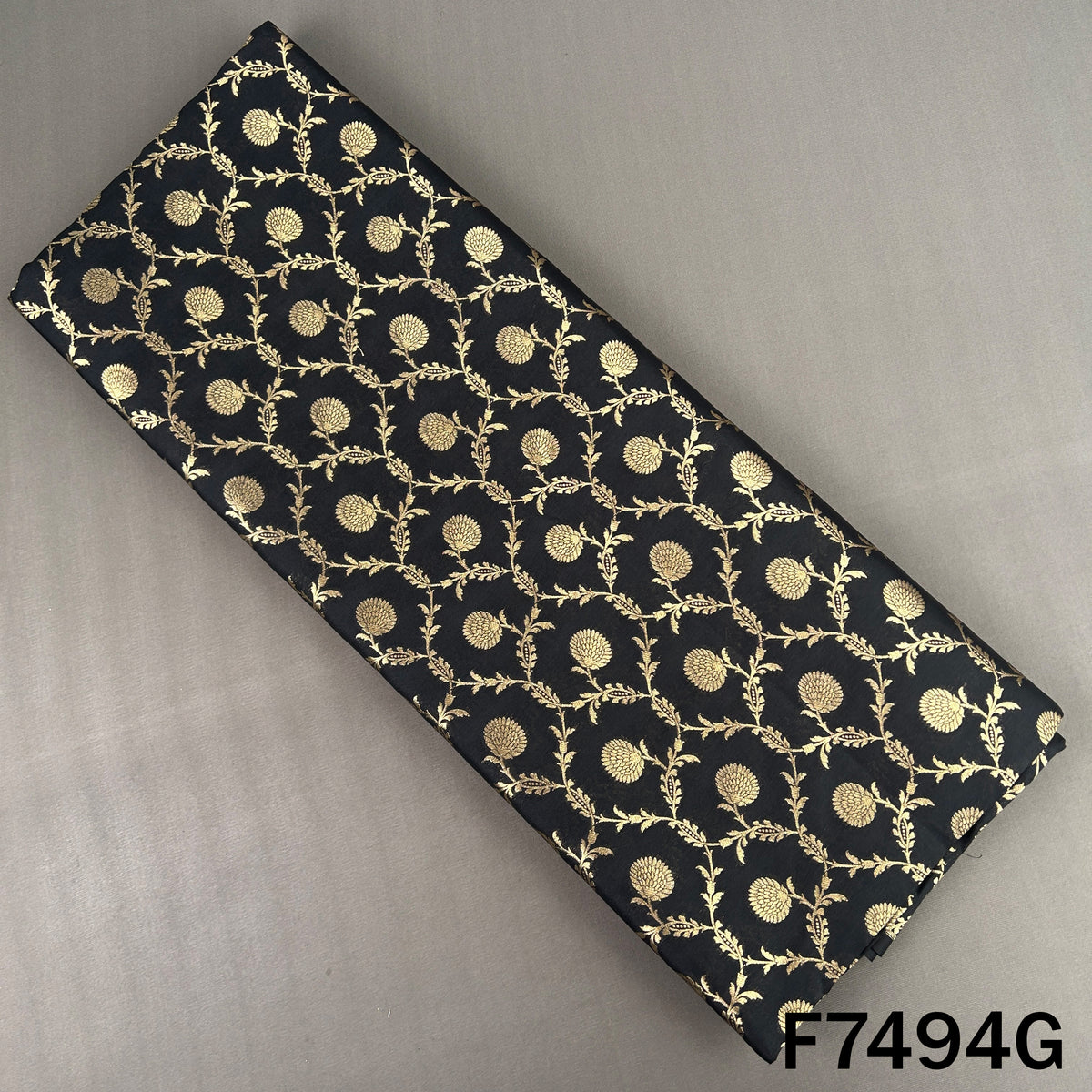 Banarasi Brocade Silk Fabric - F7494