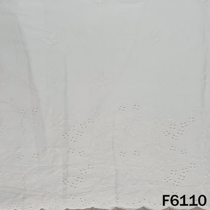 Chikankari Cotton Fabric - F6110