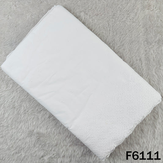 Chikankari Cotton Fabric - F6111