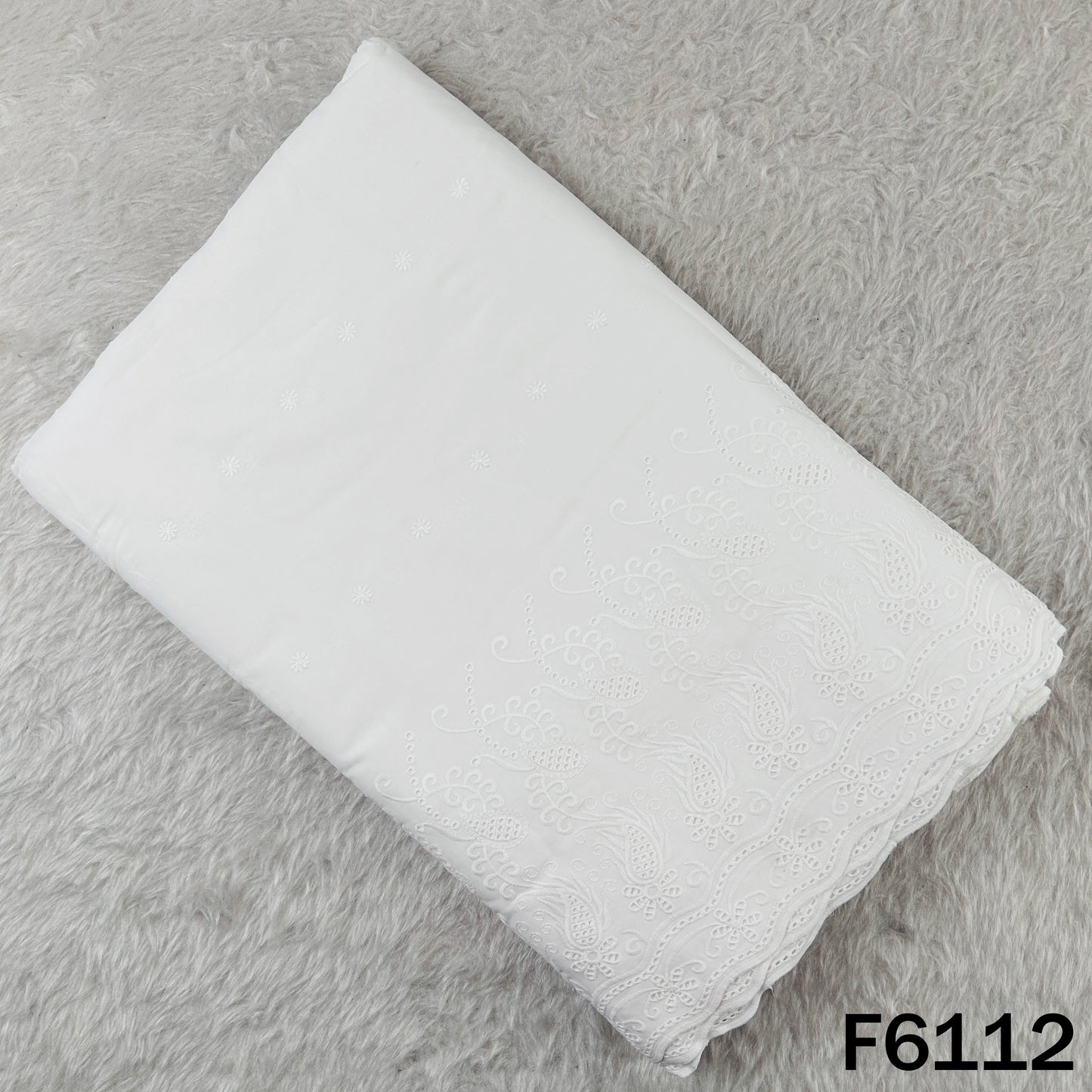 Chikankari Cotton Fabric - F6112