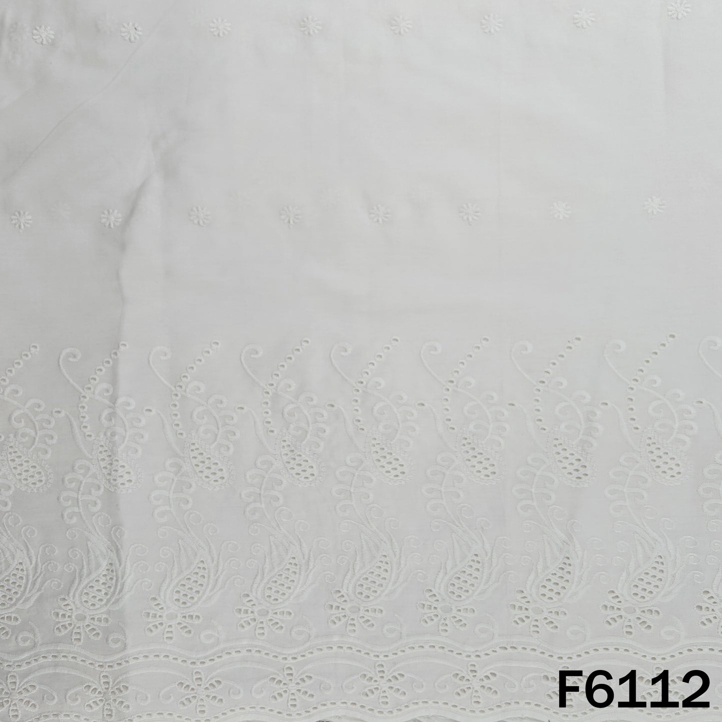 Chikankari Cotton Fabric - F6112