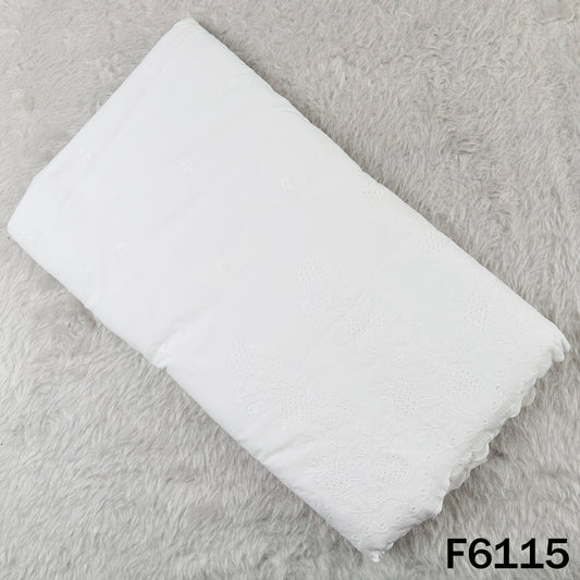 Chikankari Cotton Fabric - F6115