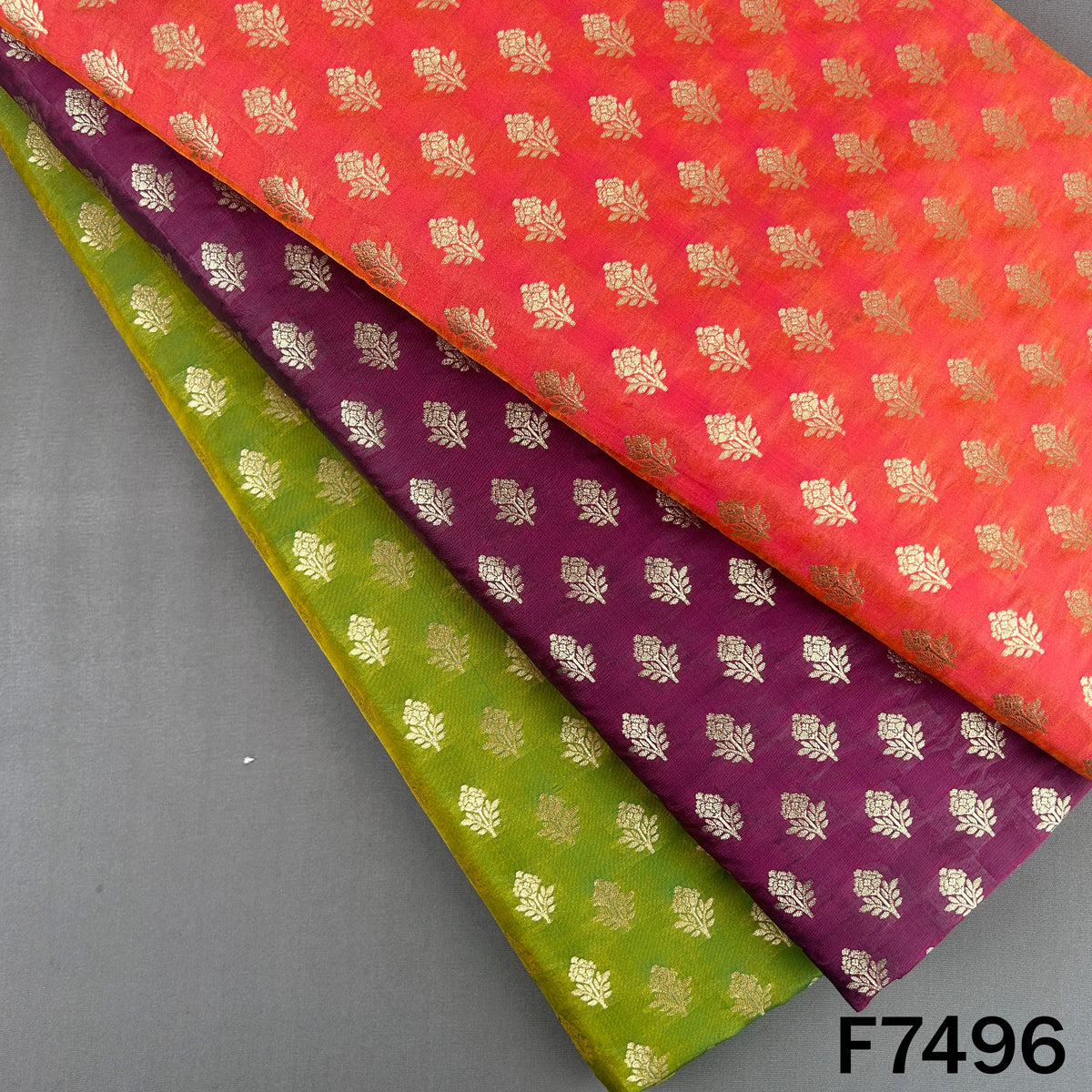 Banarasi Brocade Silk Fabric - F7496
