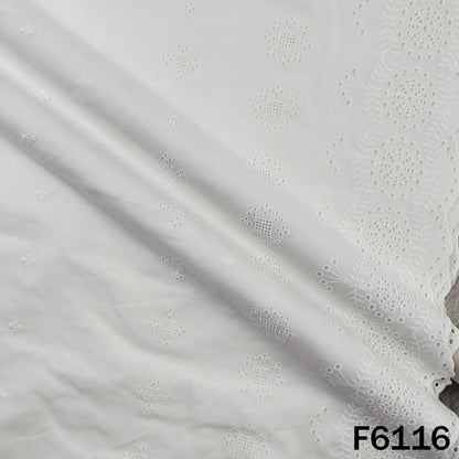 Chikankari Cotton Fabric - F6116