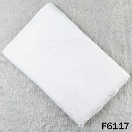 Chikankari Cotton Fabric - F6117