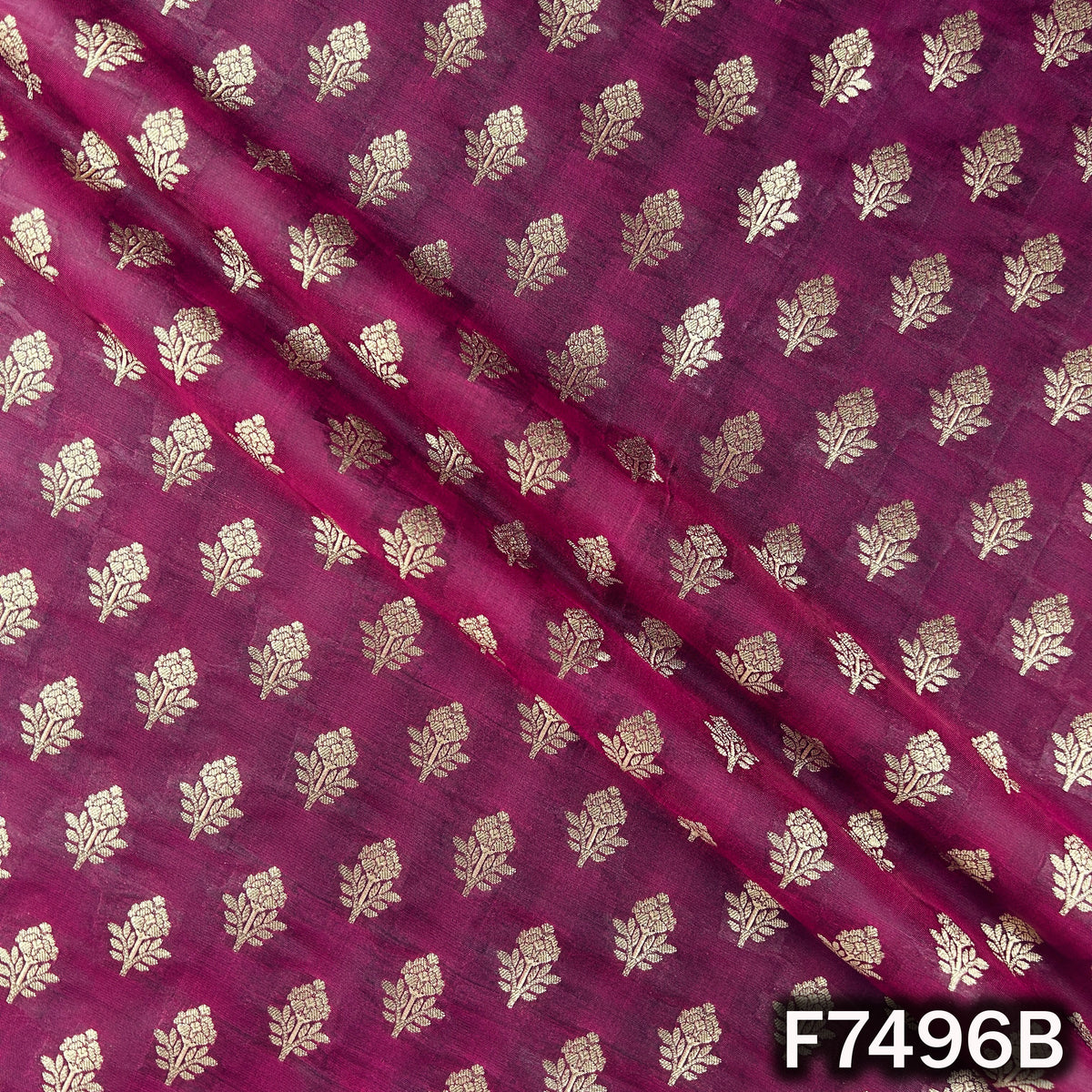 Banarasi Brocade Silk Fabric - F7496