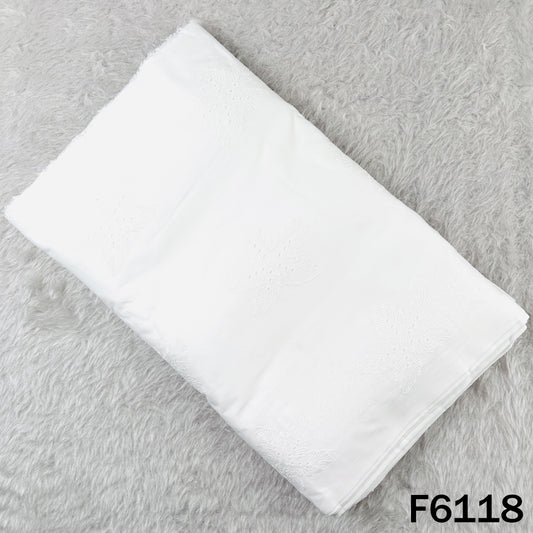 Chikankari Cotton Fabric - F6118